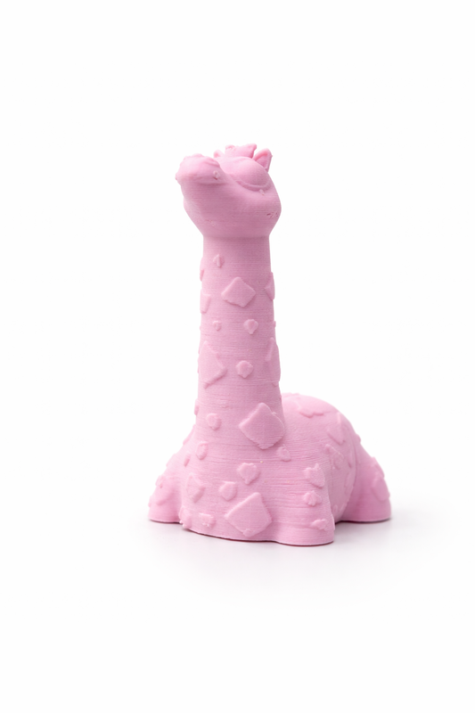 Cute Pink Giraffe Toy – 3D Printed Mini Animal Figurine