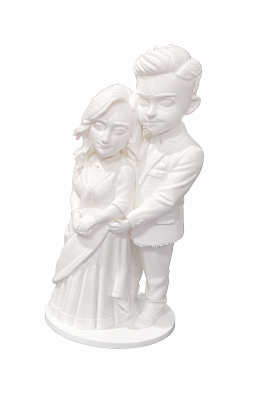 Adorable 3D-Printed Couple Figurines – Made to Celebrate Your Story