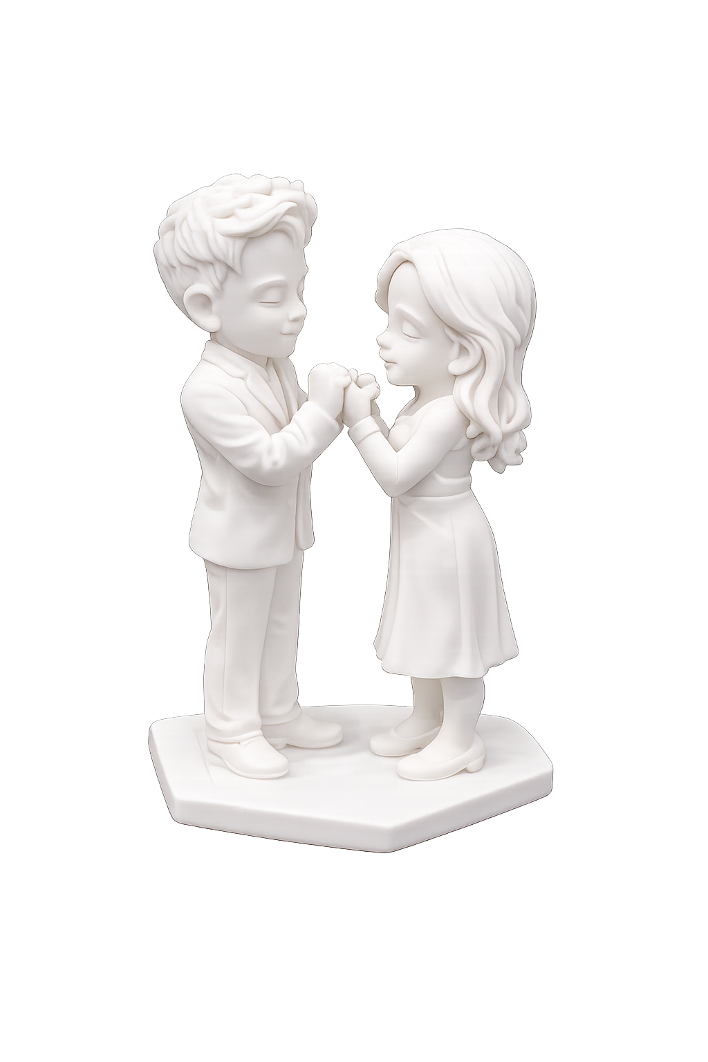 Adorable 3D-Printed Couple Figurines – Made to Celebrate Your Story