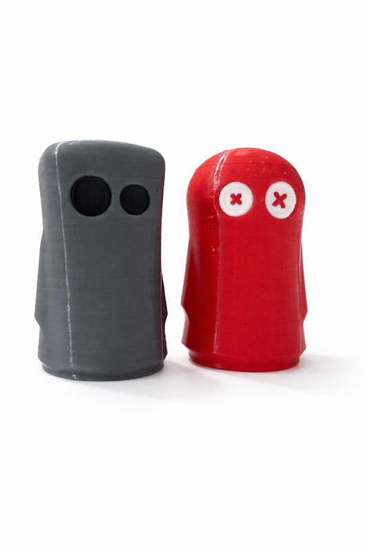 Pac-Man Tic-Tac-Toe Personalized 3D Printed Game | Retro Arcade Board Game