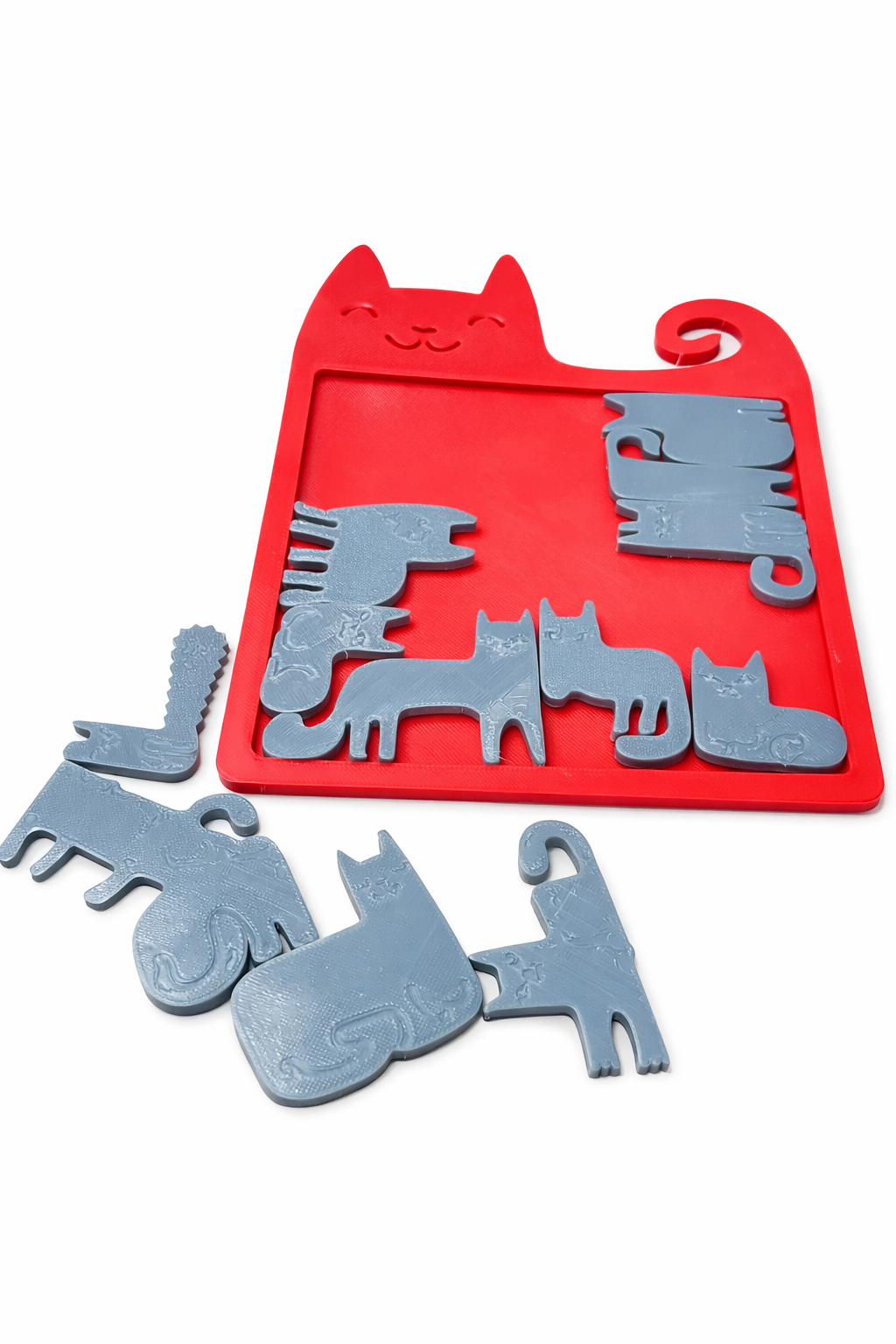 13 Cat Arrange in a Box Puzzle | Cat Shape Brain Teaser Game