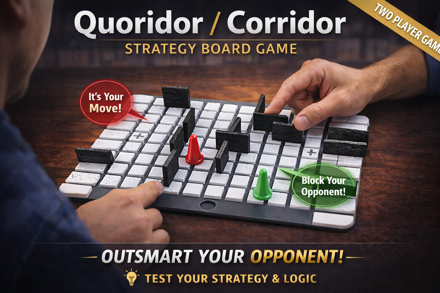 Quoridor / Corridor Strategy Board Game for Kids & Adults