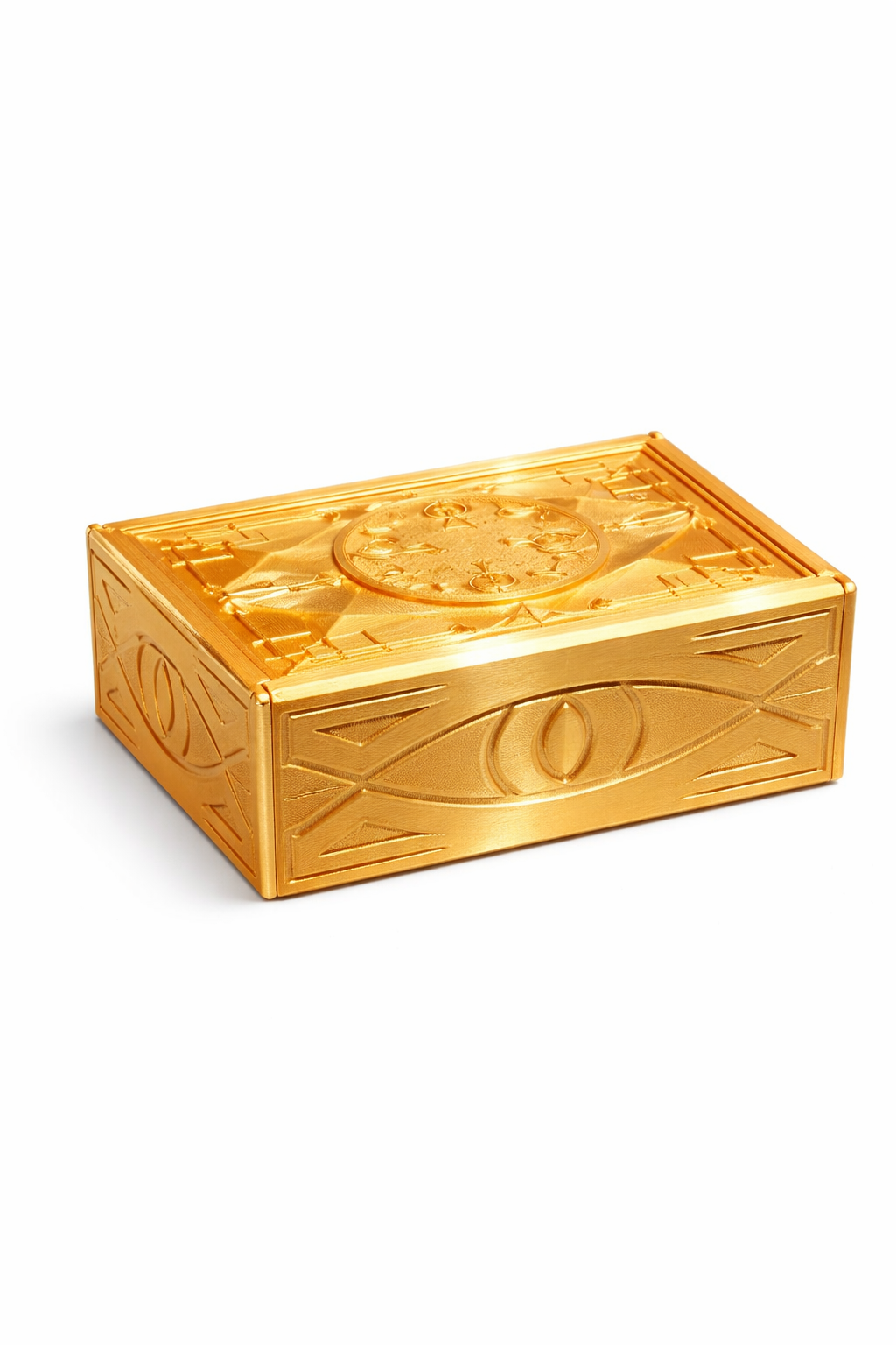 Gold Puzzle Box – Luxury Secret Storage & Brain Teaser Gift