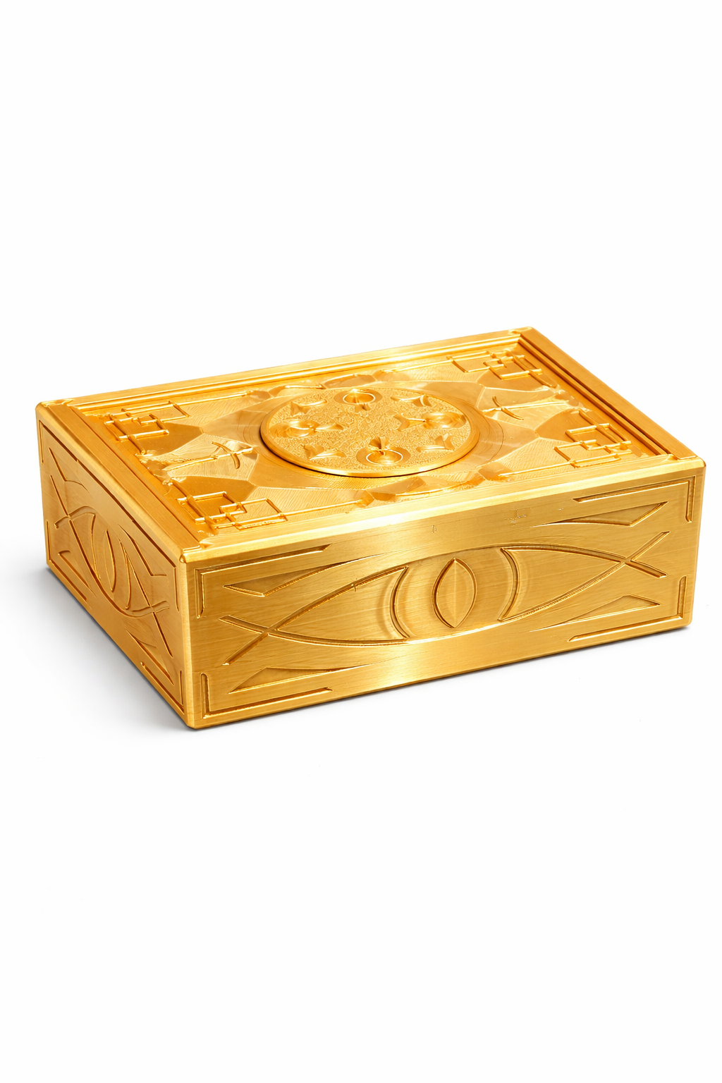 Gold Puzzle Box – Luxury Secret Storage & Brain Teaser Gift