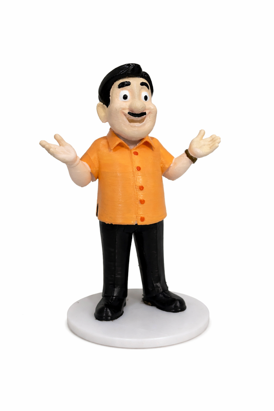 Jethalal Miniature Showpiece | Funny Desk Decor for Office & Home