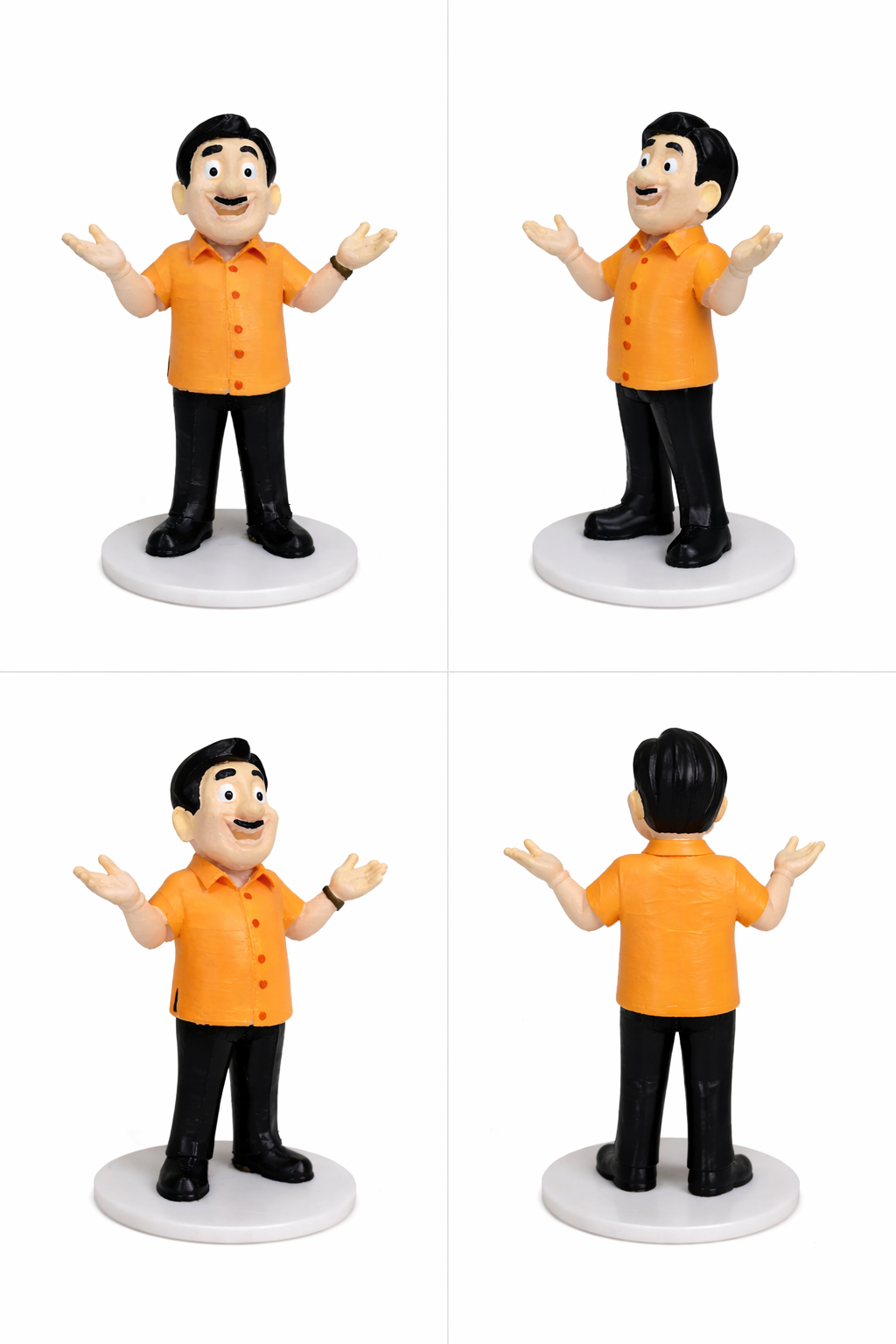 Jethalal Miniature Showpiece | Funny Desk Decor for Office & Home