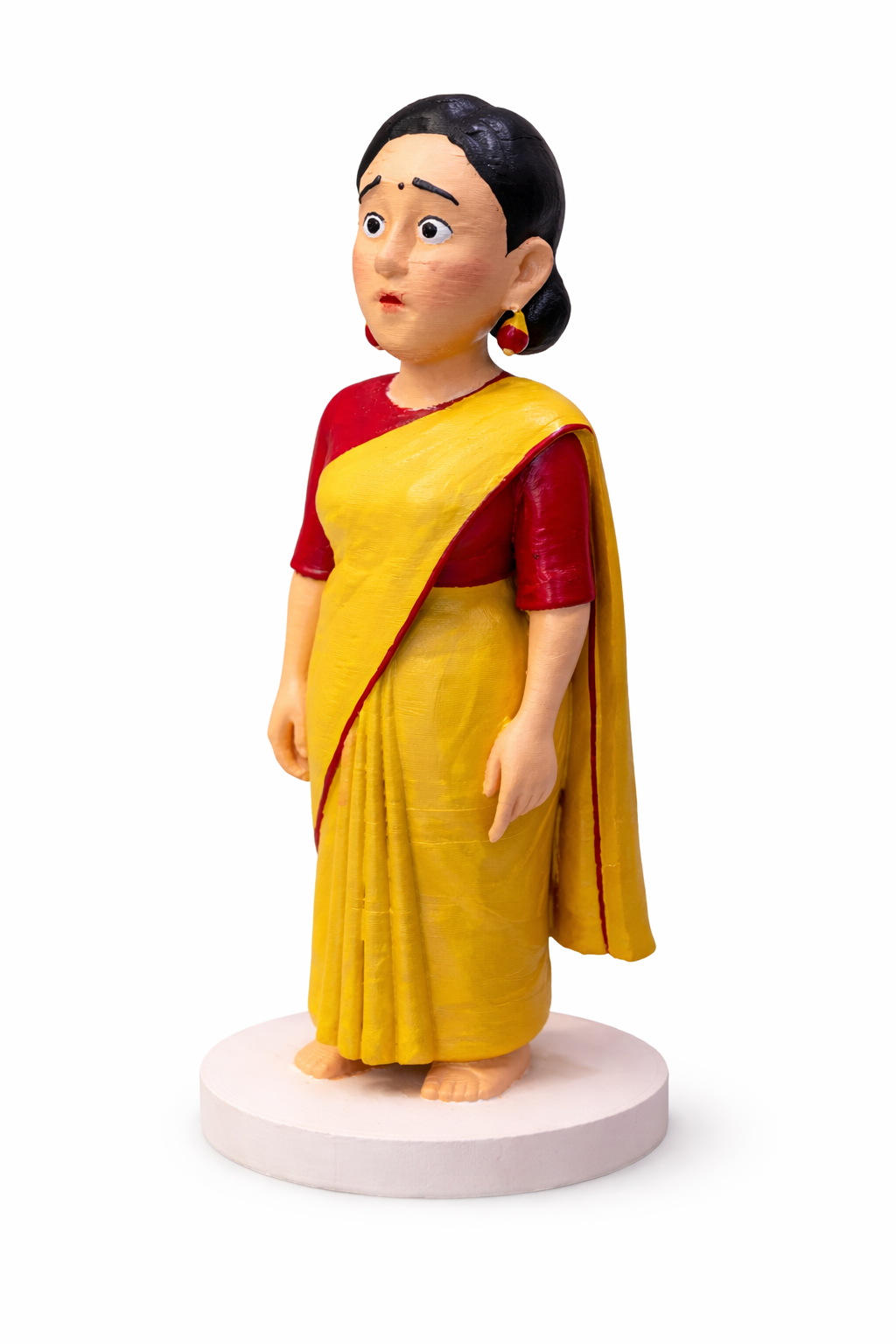 Parvati Idol in Angry Pose – Powerful 3D Printed Maa Parvati Showpiece