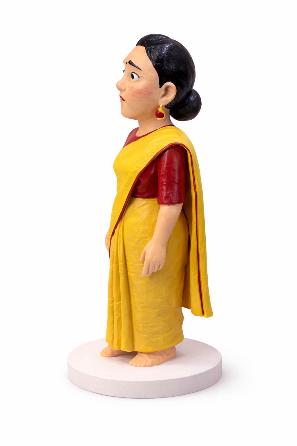 Parvati Idol in Angry Pose – Powerful 3D Printed Maa Parvati Showpiece