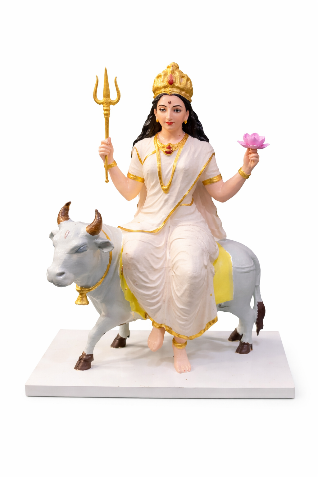 Shailputri Idol – First Form of Navdurga for Home Temple & Navratri Pooja