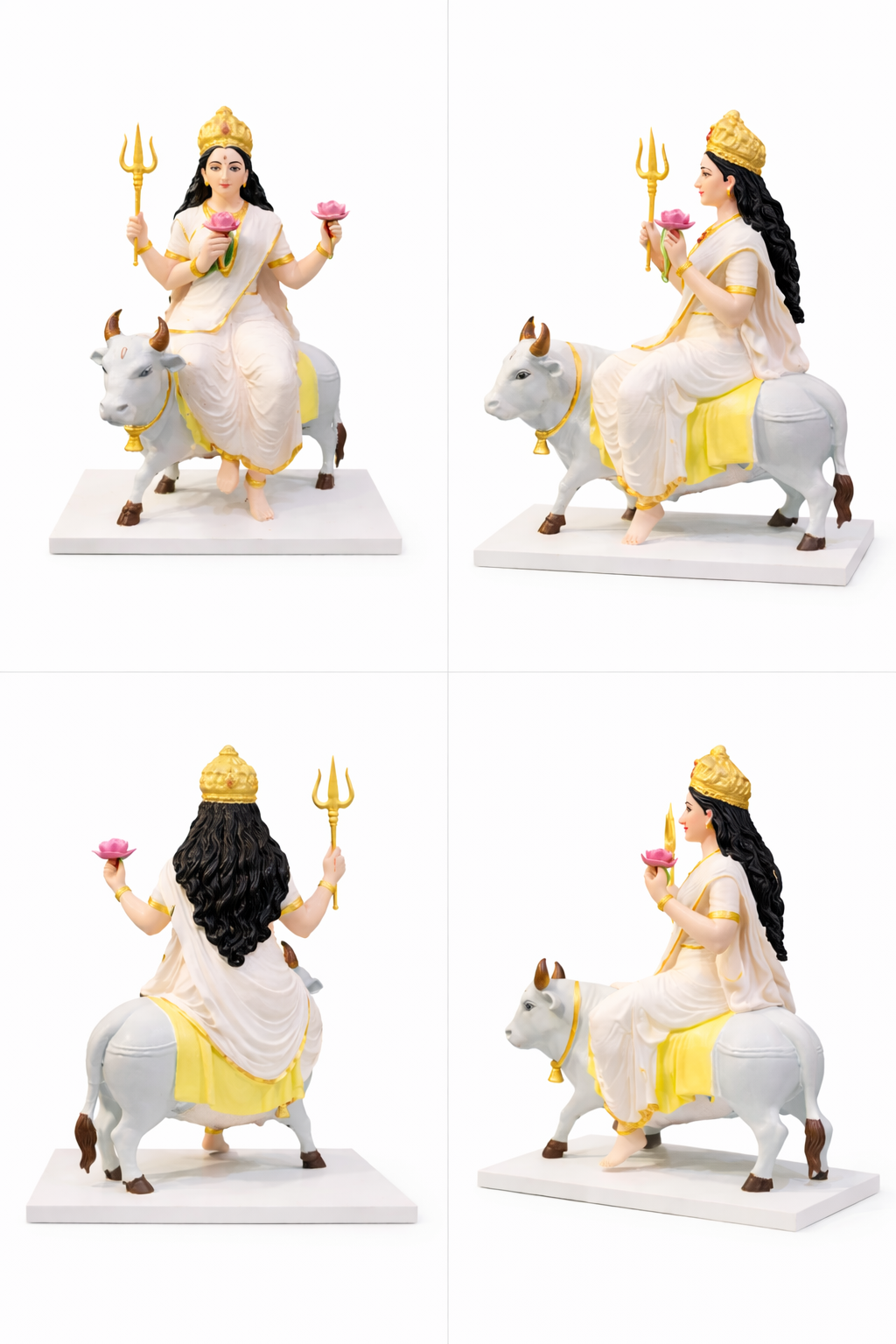 Shailputri Idol – First Form of Navdurga for Home Temple & Navratri Pooja