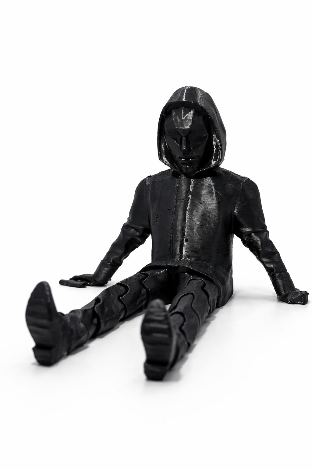 Squid Game Front Man Black 3D Printed Figurine